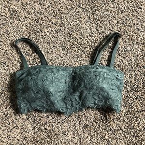 Olive green Aerie bralette